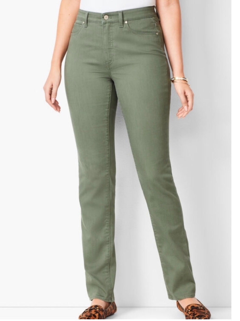 Talbots Flawless High Waist Straight Leg Jeans